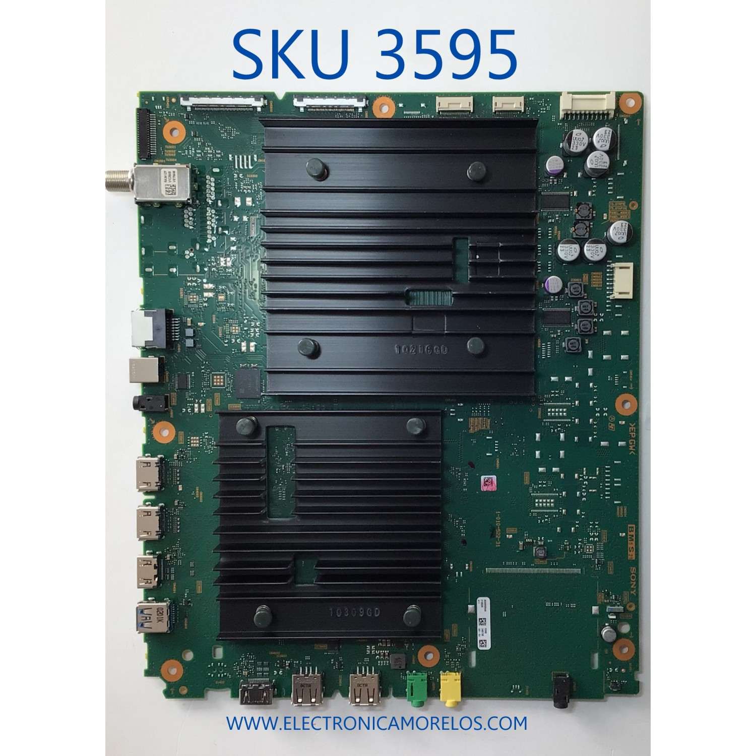 MAIN PARA SMART TV SONY OLED 4K (2160p) CON HDR / NUMERO DE PARTE A-5026-264-A 534 / 1-010-522-31 / A5026264A / 534 / PANEL YDB0065UNG01/ MODELO XR-65A80J / XR65A80J
